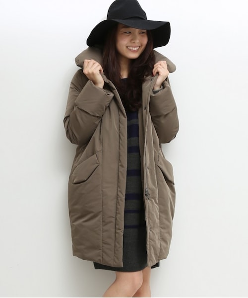 STUDIOUS（ステュディオス）の「コクーンダウンコート BLK（）」 - WEAR