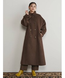 MURUA | ダブルステンカラーコート(ステンカラーコート)