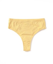 EMILY WEEK（エミリーウィーク）の「《予約》オーガニックコットン混 タンガ吸水ショーツ（イエロー）（財布/小物）」