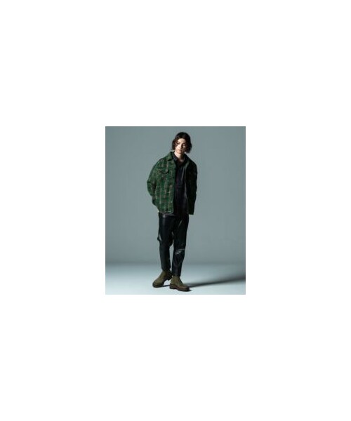 glamb Tweed Safari JKT / ツイードサファリジャケット Glamb Tweed