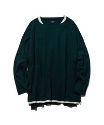 glamb（グラム）の「GB0422/CS11 : Fake Layered Wide CS / フェイクレイヤードワイドカットソー（その他・メンズ）」