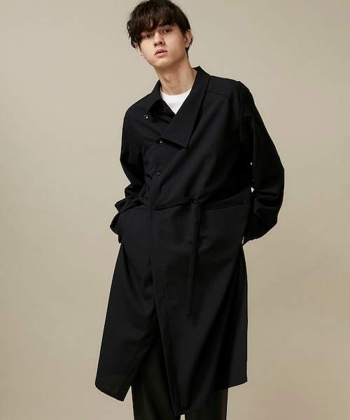 ETHOSENS（エトセンス）の「SHIFT COLLAR COAT SHIRT（シャツ/ブラウス