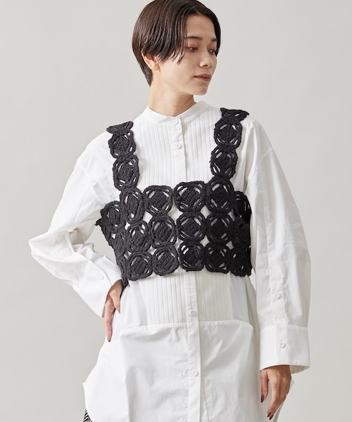 トップス RUMCHE Flower Bond Yarn Harness / silver トップス RUMCHE Flower Bond Yarn Harness / silver Flower