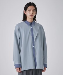 STUDIOUS - バックサテンダブルボタンシャツ パブリックトウキョウ PUBLIC TOKYO STUDIOUS - public tokyo バックサテンダブルボタンシャツの通販