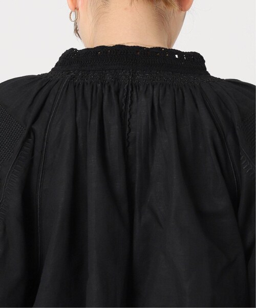 ジャーナルスタンダード　17AWヴィンテージエンブロイダリースタンドブラウス[LSHP61099] JOURNAL STANDARD（ジャーナルスタンダード）の「《予約》nude