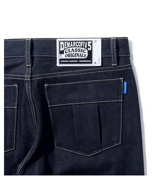 DEMARCOLAB（デマルコラブ）の「XX5 RAW DENIM JEANS（その他・メンズ・藍・S）」の4枚目の写真
