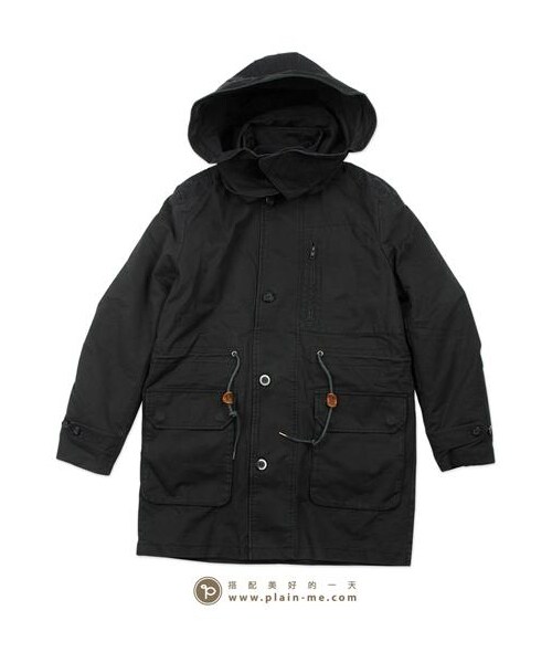 plain-me(プレインミー)の「雙件式多穿鋪棉軍外套(その他・メンズ・灰/綠・S/M/L)」の1枚目の写真