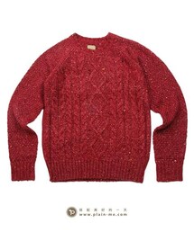 VIBGYOR | 麻花織紋圓領毛衣(その他)