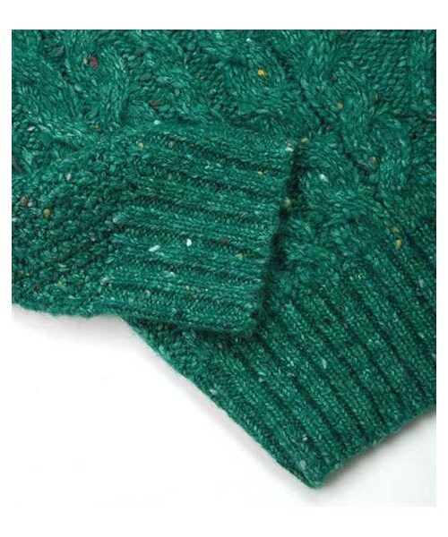 VIBGYOR（ヴィブジョー）の「麻花織紋圓領毛衣（その他・メンズ・灰/酒紅/綠・S/M/L）」の9枚目の写真