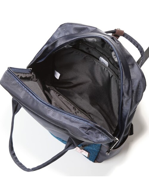 JUNRED（ジュンレッド）の「【Harris Tweed×JUNRed】バックパック（バッグ・メンズ・ブラック/ネイビー・F）」の10枚目の写真