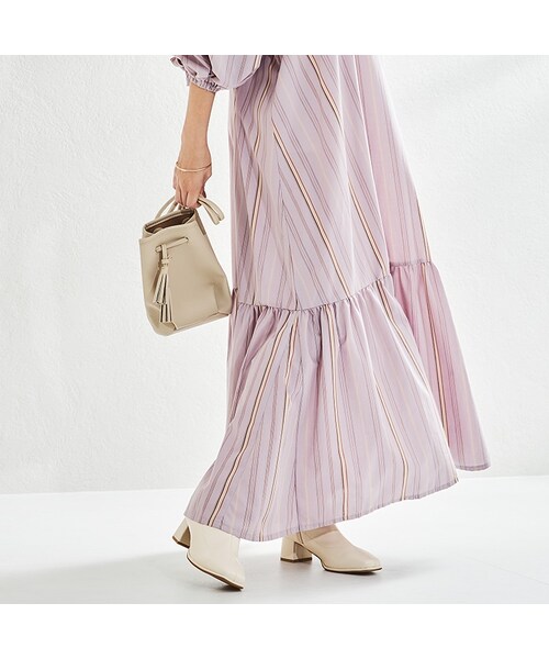 ORiental TRaffic（オリエンタルトラフィック）の「オーバースクエアトゥストレッチブーツ/WEB先行予約 8月下旬発売予定/21416（シューズ・レディース・ブラック/ブルー/キャメル/ホワイト・SS/S/M/L/LL/3L）」の18枚目の写真