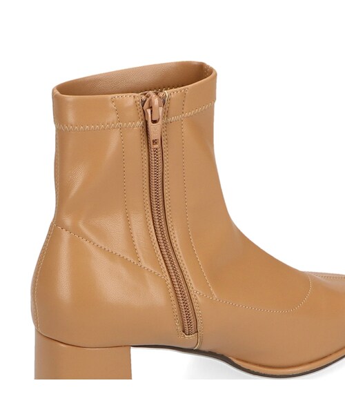 ORiental TRaffic（オリエンタルトラフィック）の「オーバースクエアトゥストレッチブーツ/WEB先行予約 8月下旬発売予定/21416（シューズ・レディース・ブラック/ブルー/キャメル/ホワイト・SS/S/M/L/LL/3L）」の9枚目の写真