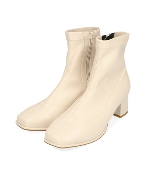 ORiental TRaffic（オリエンタルトラフィック）の「オーバースクエアトゥストレッチブーツ/WEB先行予約 8月下旬発売予定/21416（シューズ・レディース・ブラック/ブルー/キャメル/ホワイト・SS/S/M/L/LL/3L）」の4枚目の写真