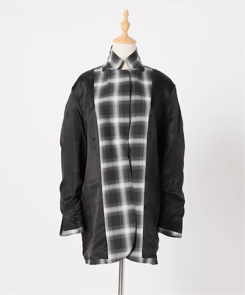 Noble オーバーサイズ チェック ジャケット