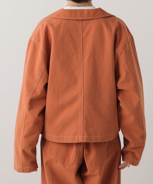 DOUBLE NAME（ダブルネーム）の「2つボタンショート丈ジャケット（ジャケット/アウター・レディース・クロ/カーキ/テラコッタ・FREE）」の10枚目の写真