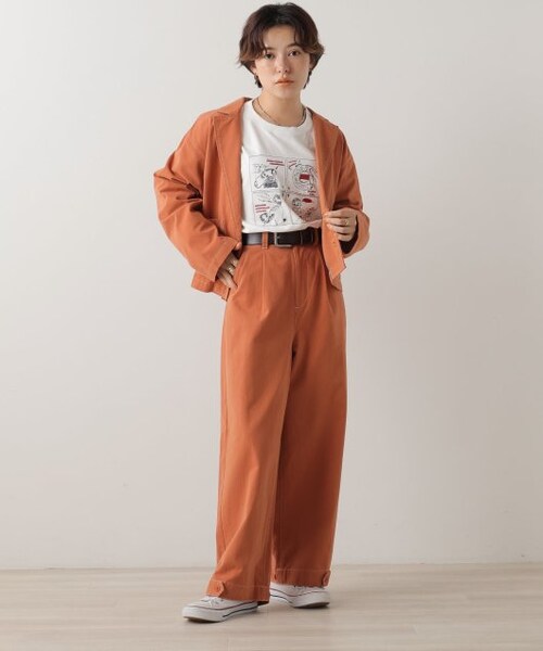 DOUBLE NAME（ダブルネーム）の「2つボタンショート丈ジャケット（ジャケット/アウター・レディース・クロ/カーキ/テラコッタ・FREE）」の5枚目の写真