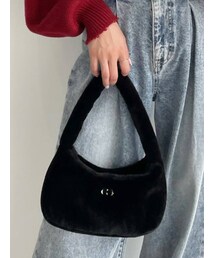 EMODA | フェイクファーハンドルバッグ(ハンドバッグ)