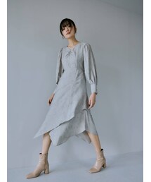 LAGUNAMOON | ニュアンスパターンアシンメトリーヘムワンピース(ワンピース)