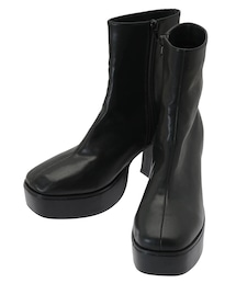 MERCURYDUO | プラットフォームショートブーツ(ブーツ)