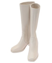 MERCURYDUO | チャンキーヒールロングブーツ(ブーツ)