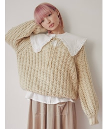 merry jenny | looseリボンローゲージニット(ニット/セーター)