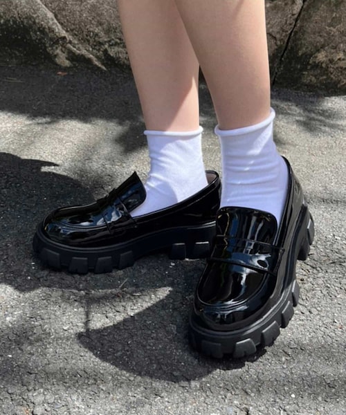 【one after another NICECLAUP】厚底ローファー one after another NICE CLAUP（ワンアフターアナザーナイスクラップ