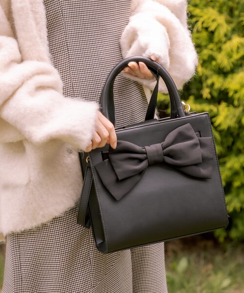 OLIVE des OLIVE（オリーブデオリーブ）の「フェイクレザーminiリボン 