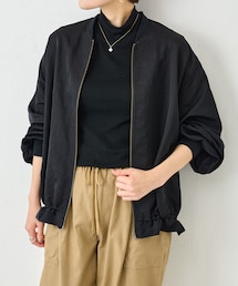 BEARDSLEY | 《予約》裾フリルMA-1ブルゾン(その他アウター)