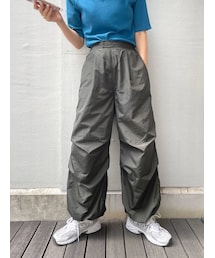 Ungrid | 【WEB限定】ナイロンドロストパンツ(パンツ)