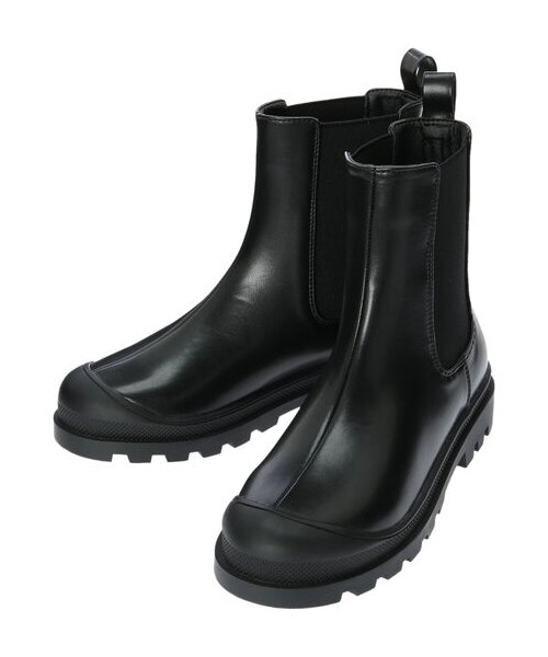 Green　Parks（グリーンパークス）の「トウキャップサイドゴアブーツ（シューズ・ブラック/ベージュ/エクリュ・XS/S/M/L/XL）」の7枚目の写真