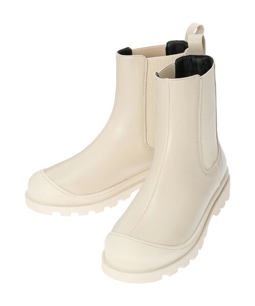 Green　Parks（グリーンパークス）の「トウキャップサイドゴアブーツ（シューズ・ブラック/ベージュ/エクリュ・XS/S/M/L/XL）」の12枚目の写真