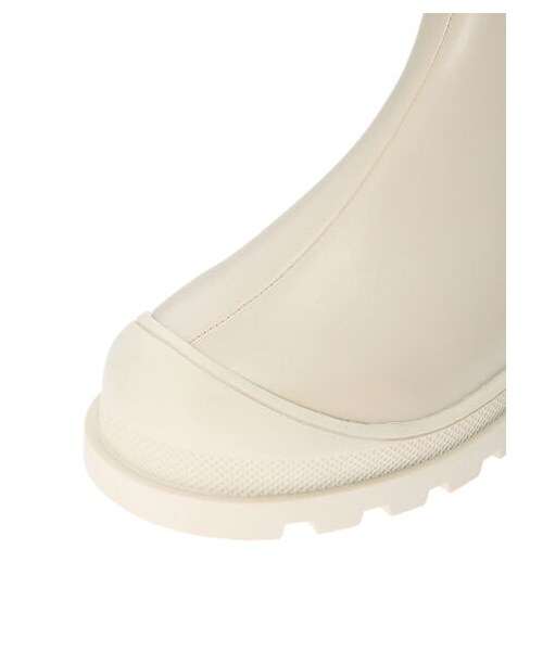 Green　Parks（グリーンパークス）の「トウキャップサイドゴアブーツ（シューズ・ブラック/ベージュ/エクリュ・XS/S/M/L/XL）」の4枚目の写真