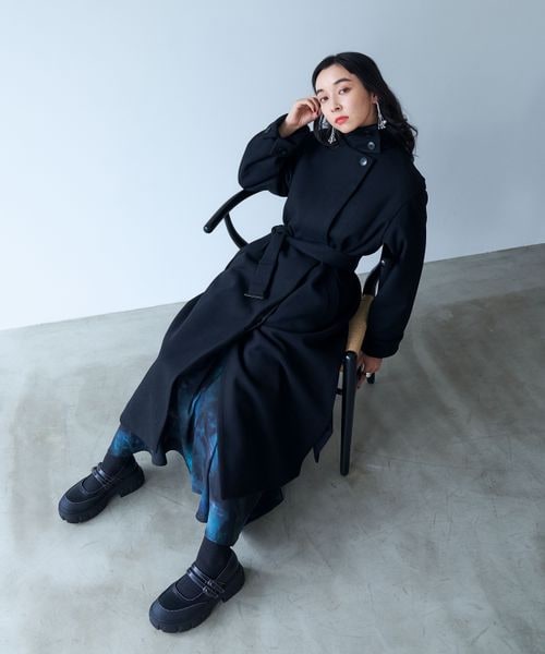 HARE（ハレ）の「2WAYウーリーテックスタンドコート（）」 - WEAR
