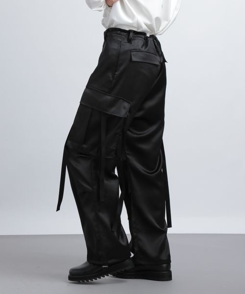 HARE（ハレ）の「サテンテクノカーゴパンツ（パンツ・メンズ・ブラック09・FREE）」の5枚目の写真