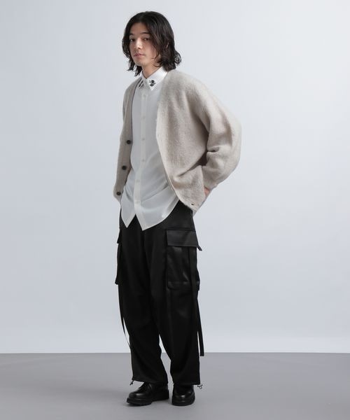 HARE（ハレ）の「サテンテクノカーゴパンツ（パンツ・メンズ・ブラック09・FREE）」の3枚目の写真