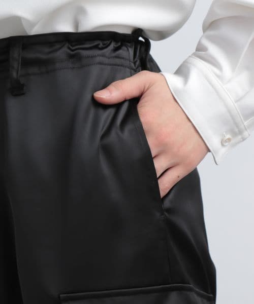 HARE（ハレ）の「サテンテクノカーゴパンツ（パンツ・メンズ・ブラック09・FREE）」の10枚目の写真