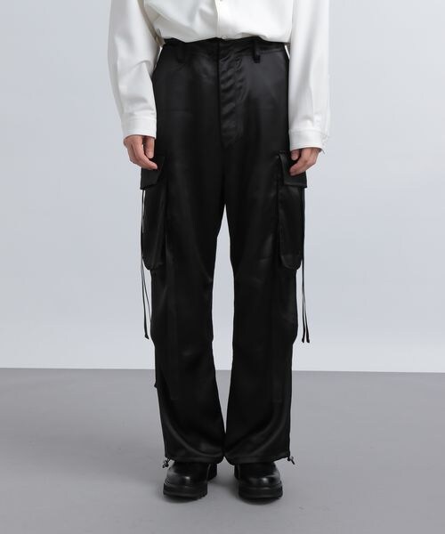 HARE（ハレ）の「サテンテクノカーゴパンツ（パンツ・メンズ・ブラック09・FREE）」の6枚目の写真