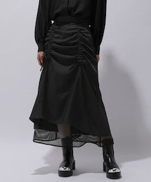 HARE（ハレ）の「ギャザーメッシュスカート（スカート）」