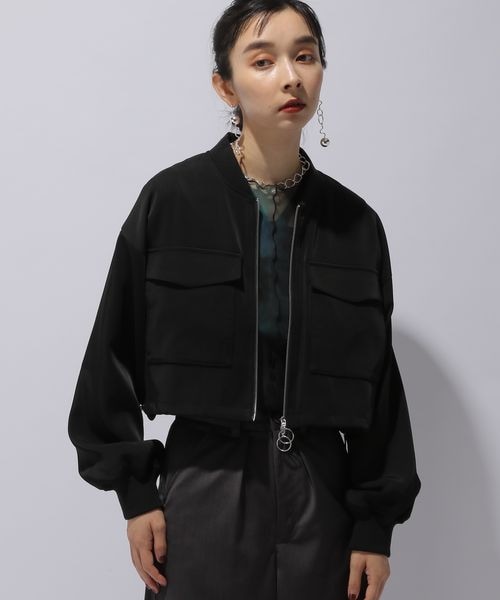 HARE（ハレ）の「ドルマンリブショートブルゾン（）」 - WEAR