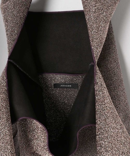 JEANASIS（ジーナシス）の「キララメトートバッグ（バッグ・レディース・シルバ-(11)/ピンクシルバー(12)/ピンク系その他(25)・FREE）」の14枚目の写真