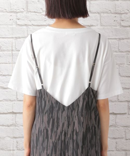 LEPSIM(レプシィム)の「プリントパターンキャミワンピース(ワンピース/ドレス・レディース・ボカシ柄09/ゼブラ柄53・FREE SIZE)」の15枚目の写真