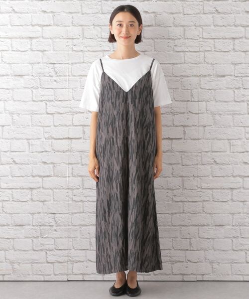 LEPSIM(レプシィム)の「プリントパターンキャミワンピース(ワンピース/ドレス・レディース・ボカシ柄09/ゼブラ柄53・FREE SIZE)」の7枚目の写真