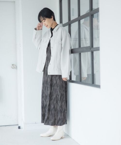 LEPSIM(レプシィム)の「プリントパターンキャミワンピース(ワンピース/ドレス・レディース・ボカシ柄09/ゼブラ柄53・FREE SIZE)」の4枚目の写真