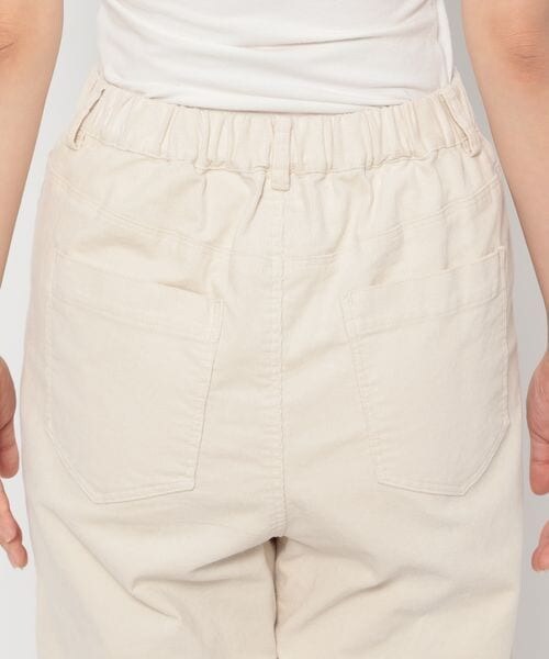 LEPSIM（レプシィム）の「ストレッチコーデュロイパンツ（パンツ・レディース・オフホワイト05/カーキ78/ブルー85・M/L）」の18枚目の写真