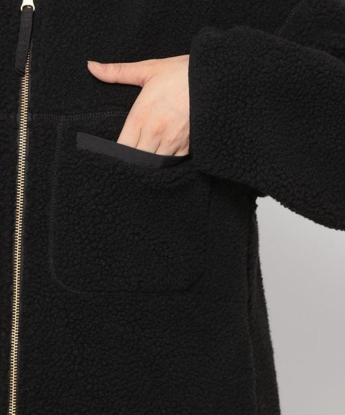 LEPSIM(レプシィム)の「ノーカラーボアジャケット(ジャケット/アウター・レディース・ブラック09/グレージュ13/カーキ78・M/L)」の19枚目の写真