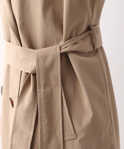 LEPSIM(レプシィム)の「トレンチベスト(ジャケット/アウター・レディース・ベージュ52/カーキ74・FREE SIZE)」の18枚目の写真