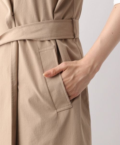 LEPSIM(レプシィム)の「トレンチベスト(ジャケット/アウター・レディース・ベージュ52/カーキ74・FREE SIZE)」の19枚目の写真