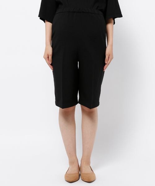 LEPSIM（レプシィム）の「マタニティ／ショートパンツ（パンツ・レディース・ブラック09/グレージュ13・FREE SIZE）」の8枚目の写真