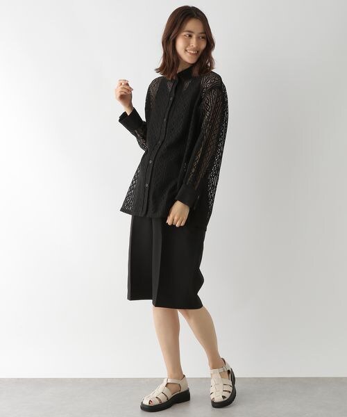 LEPSIM（レプシィム）の「マタニティ／ショートパンツ（パンツ・レディース・ブラック09/グレージュ13・FREE SIZE）」の3枚目の写真