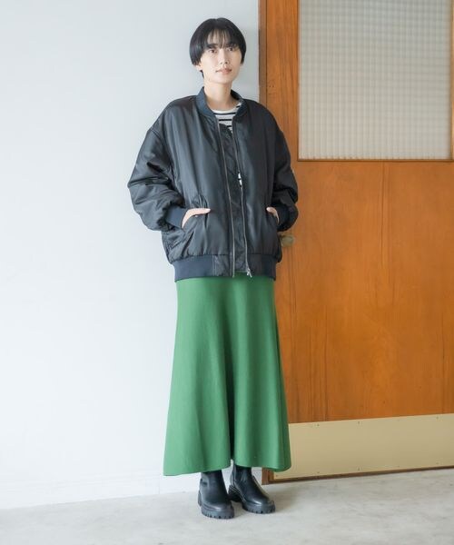 LEPSIM（レプシィム）の「12ゲージ満たされフレアニットスカート（スカート・レディース・オフホワイト05/ブラック09/ピンク21/【WEB限定】フューシャピンク29/グリーン72・FREE SIZE）」の12枚目の写真